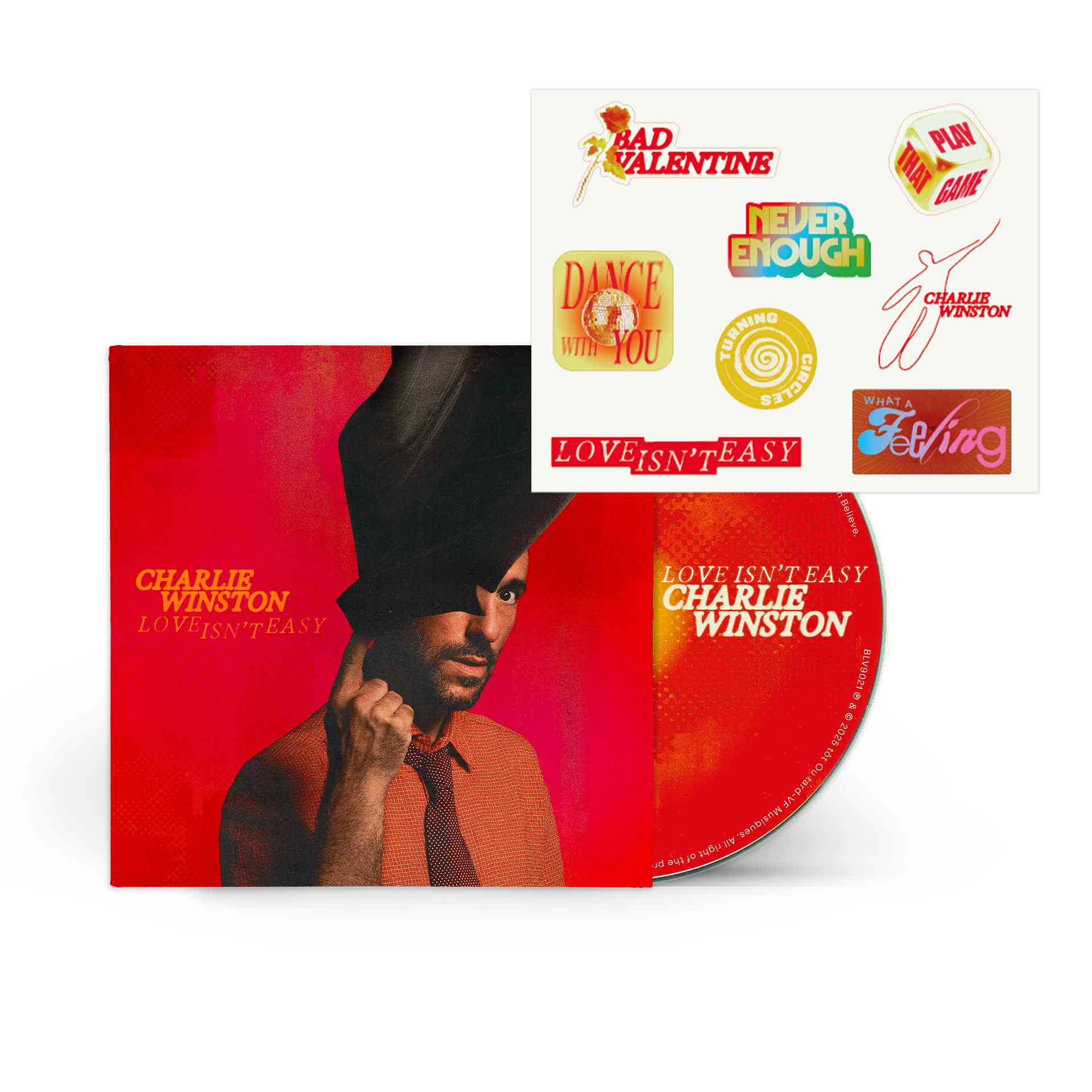 Charlie Winston - Pack CD + stickers