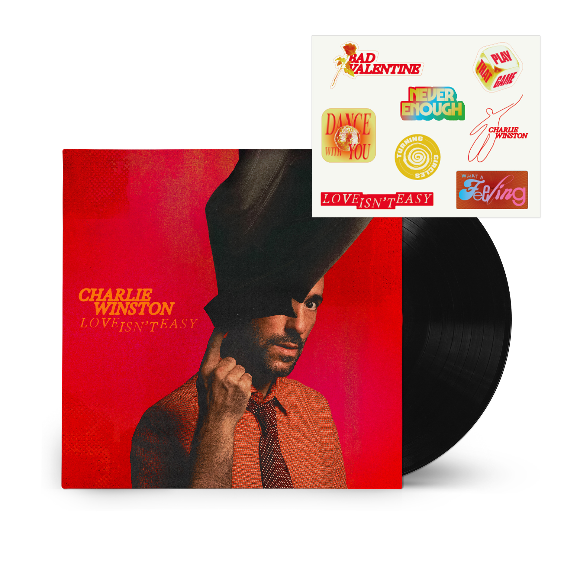 Charlie Winston - Pack vinyle + stickers
