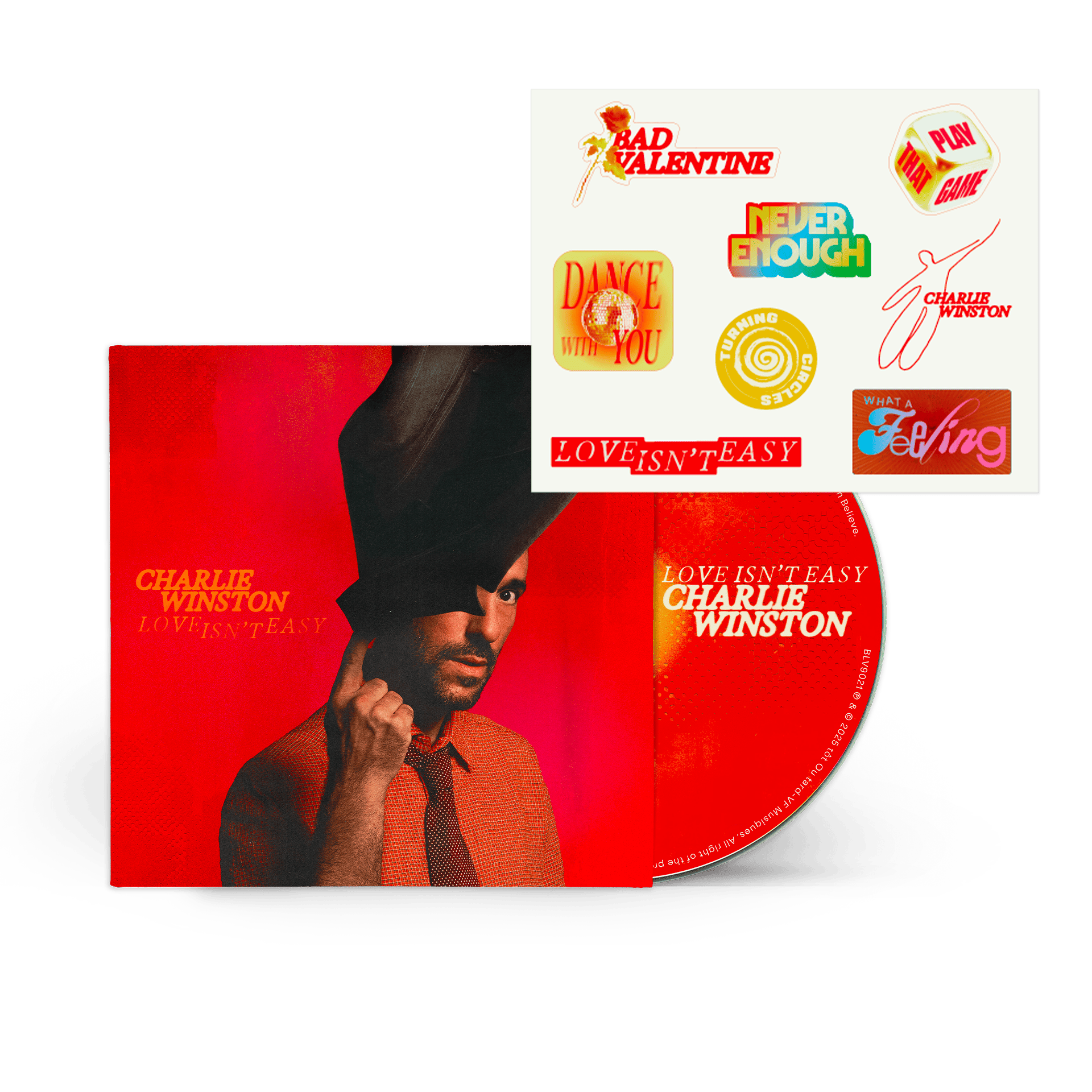 Charlie Winston - Pack CD + stickers