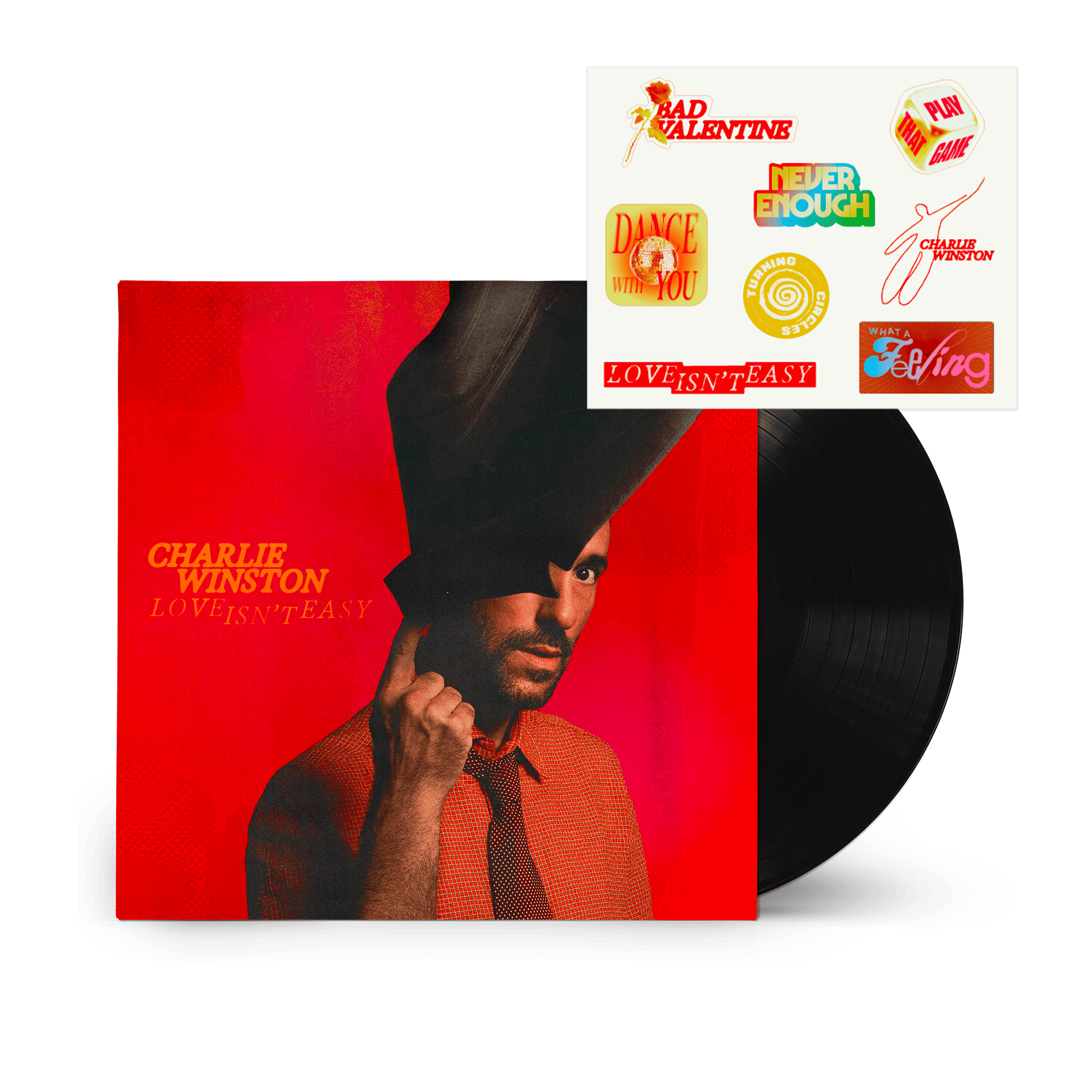 Charlie Winston - Pack vinyle + stickers